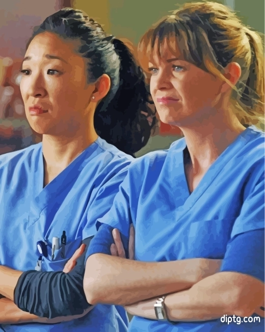 Meredith And Cristina Painting By Numbers Kits.jpg