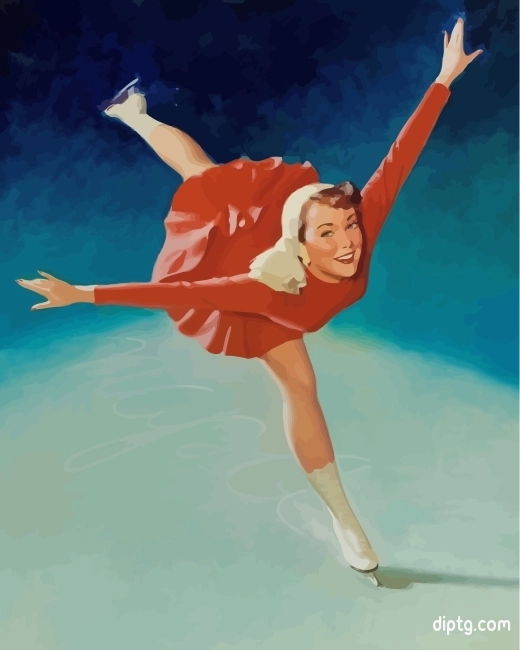 Ice Skater Girl Painting By Numbers Kits.jpg