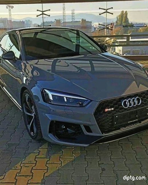 Grey Audi A5 Painting By Numbers Kits.jpg