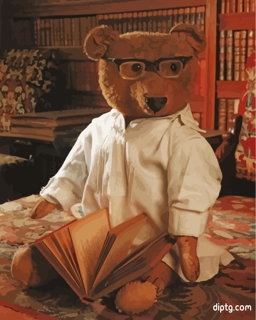 Nerdy Teddy Bear Painting By Numbers Kits.jpg