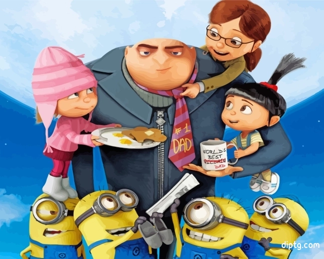 Minions And Gru Painting By Numbers Kits.jpg