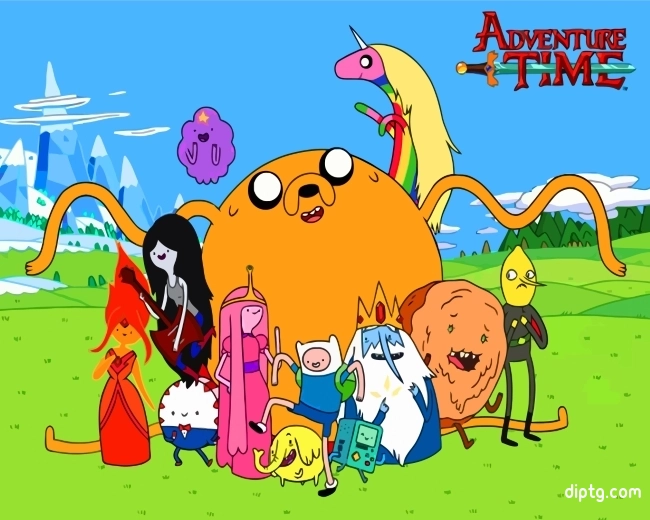 Adventure Time Characters Painting By Numbers Kits.jpg