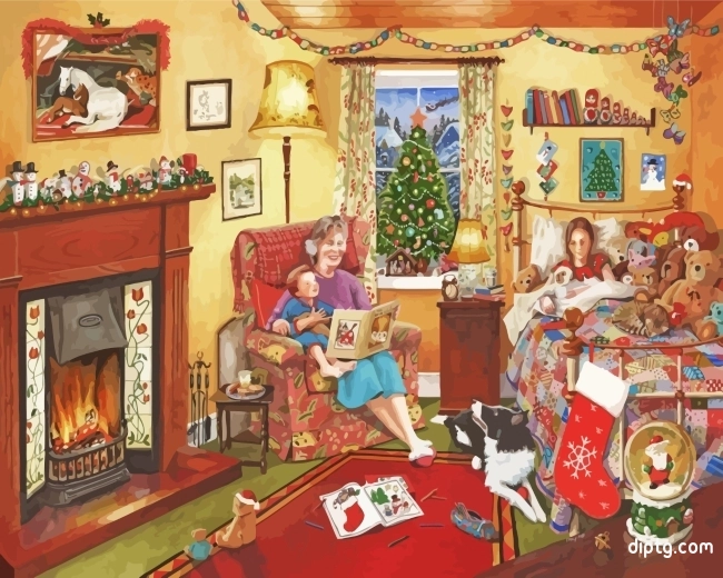 The Christmas Night Painting By Numbers Kits.jpg