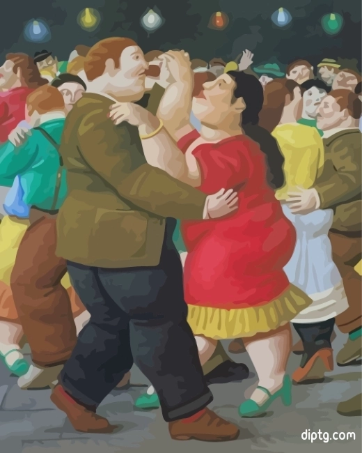 Fat Dancers Party Painting By Numbers Kits.jpg