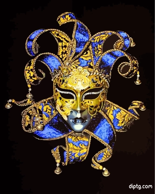Venetian Carnival Mask Painting By Numbers Kits.jpg