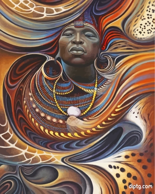 Aesthetic African Black Man Painting By Numbers Kits.jpg