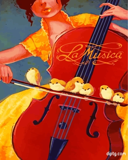 Aesthetic Violinist Painting By Numbers Kits.jpg