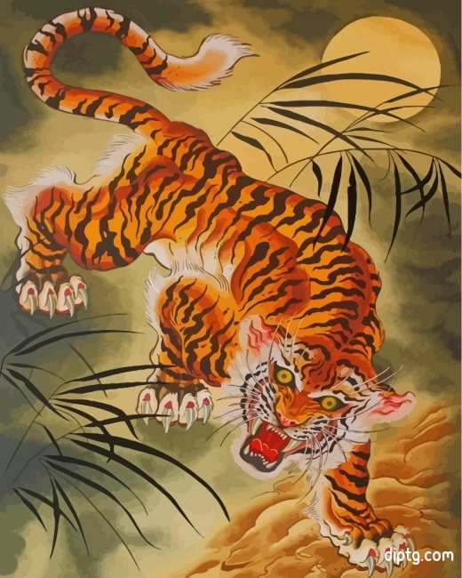 Japanese Tiger Painting By Numbers Kits.jpg
