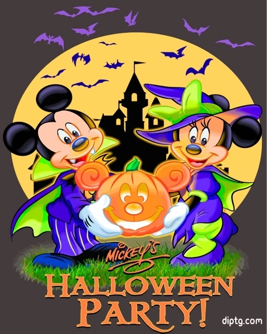 Mickey Halloween Party Painting By Numbers Kits.jpg