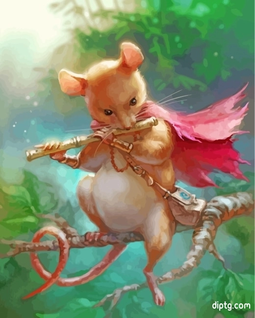 Fantastic Musicican Mouse Painting By Numbers Kits.jpg