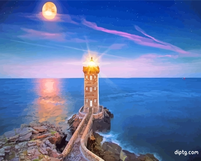 Lighthouse Moon Painting By Numbers Kits.jpg