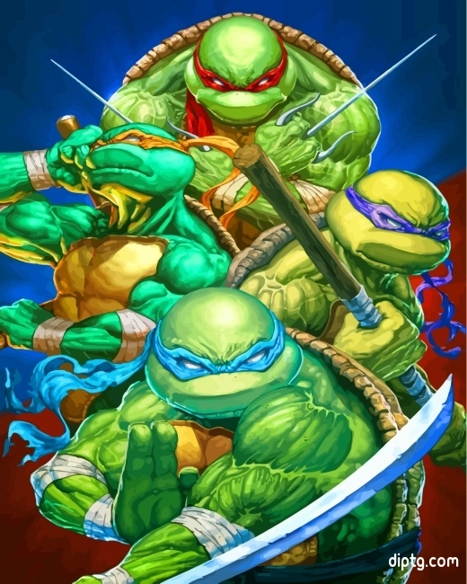Ninja Turtles Heroes Painting By Numbers Kits.jpg