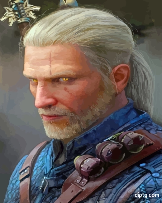 Geralt Of Rivia Portrait Painting By Numbers Kits.jpg