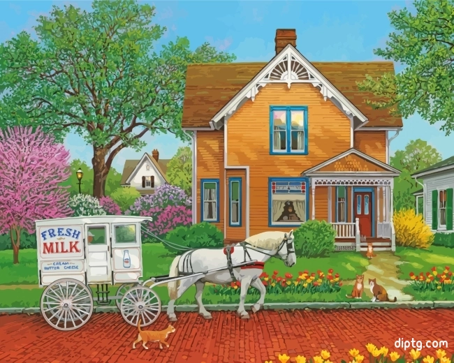 Peaceful House Painting By Numbers Kits.jpg