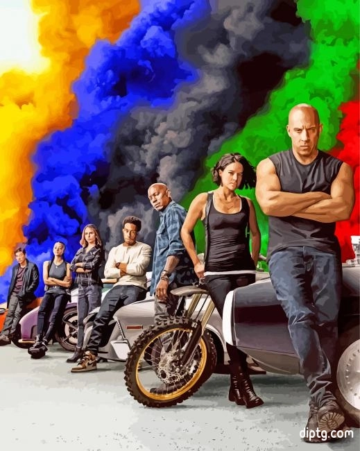 Fast And Furious 9 Painting By Numbers Kits.jpg