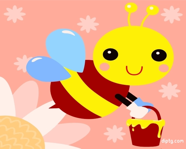 Easy Bee Painting By Numbers Kits.jpg