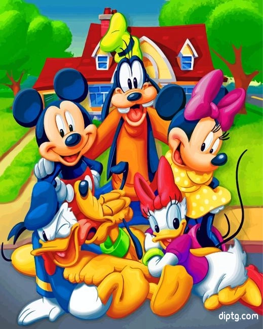 Mickey And Friends Painting By Numbers Kits.jpg