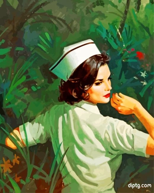 Vintage Nurse Painting By Numbers Kits.jpg
