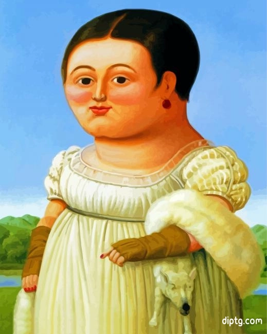 Fat Classy Lady Painting By Numbers Kits.jpg