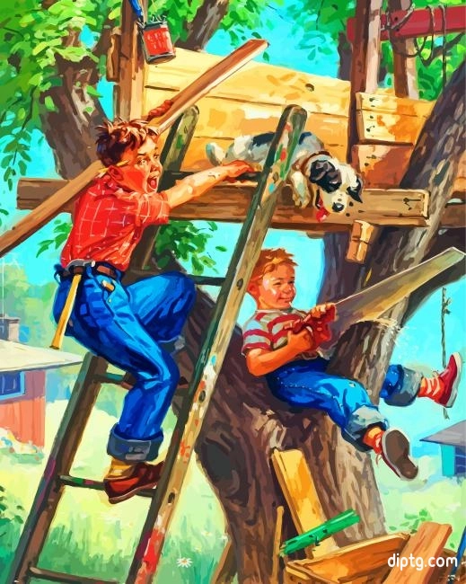 Building A Tree House Painting By Numbers Kits.jpg
