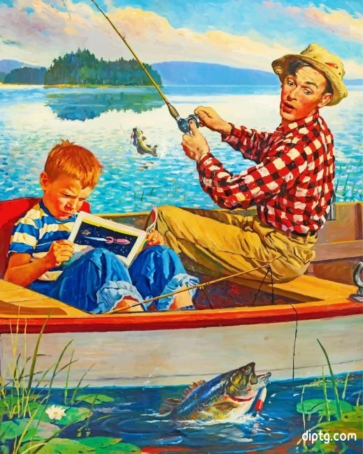 Fisherman And His Son Painting By Numbers Kits.jpg