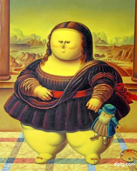 Fat Mona Lisa Painting By Numbers Kits.jpg