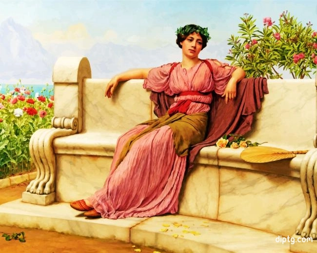 Tranquillity William Godward Painting By Numbers Kits.jpg