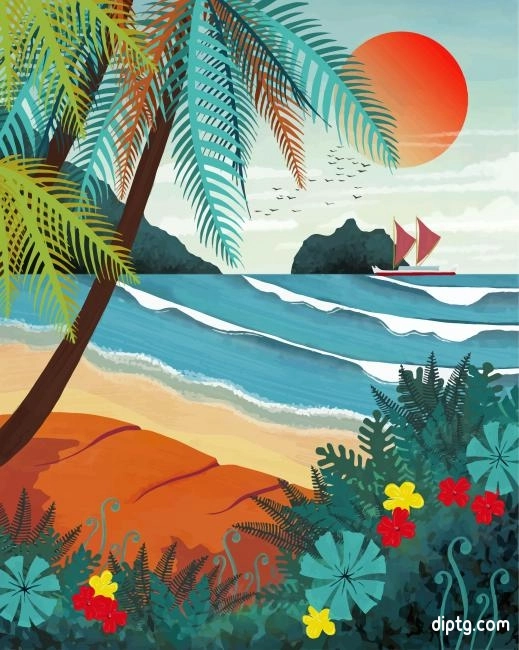 Tropical Island Painting By Numbers Kits.jpg