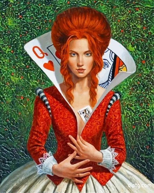 Queen Of Hearts Painting By Numbers Kits.jpg