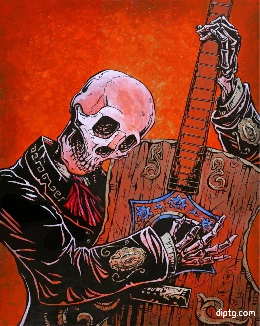 Skeleton Guitarist Painting By Numbers Kits.jpg