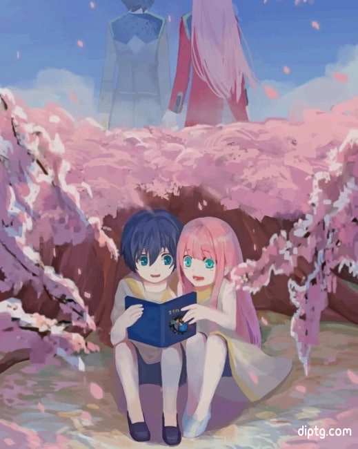 Darling In The Franxx Painting By Numbers Kits.jpg