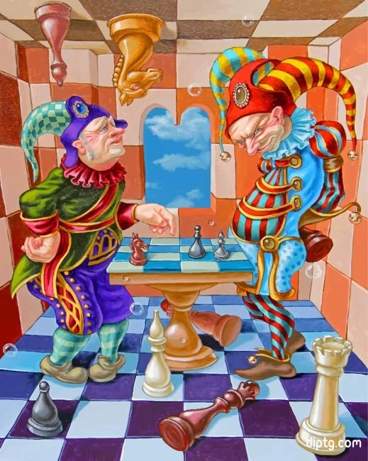 Chess Players Art Painting By Numbers Kits.jpg