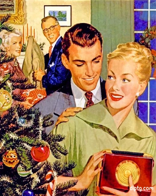 Christmas Couple Painting By Numbers Kits.jpg