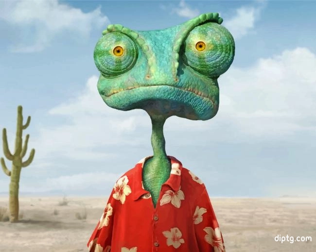 Rango Lizard Painting By Numbers Kits.jpg