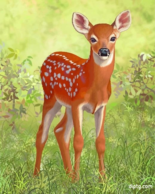 White Tailed Deer Painting By Numbers Kits.jpg