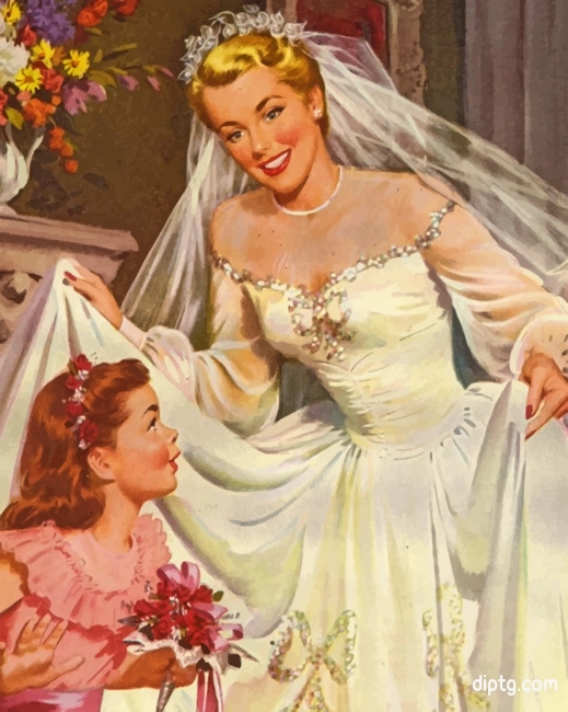 Vintage Bride Painting By Numbers Kits.jpg