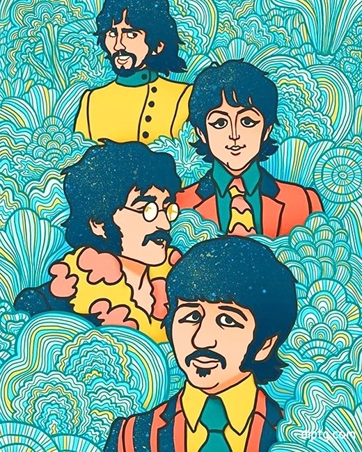 The Beatles Art Painting By Numbers Kits.jpg