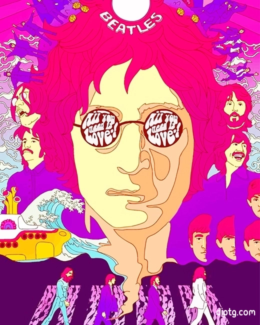 Abstract John Lennon Painting By Numbers Kits.jpg