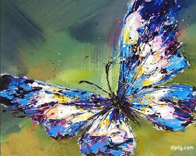 Colorful Butterfly Painting By Numbers Kits.jpg