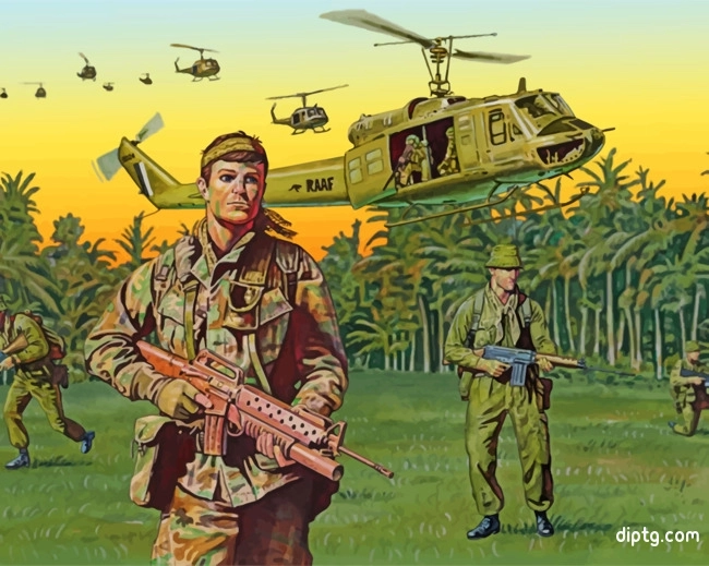 Vietnam War Art Painting By Numbers Kits.jpg