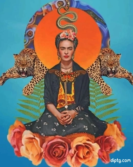 Frida Kahlo Collage Painting By Numbers Kits.jpg