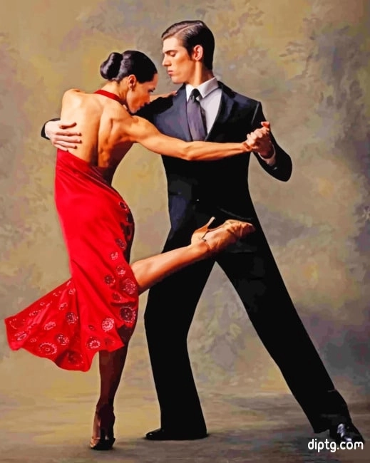 Argentine Tango Dancers Painting By Numbers Kits.jpg