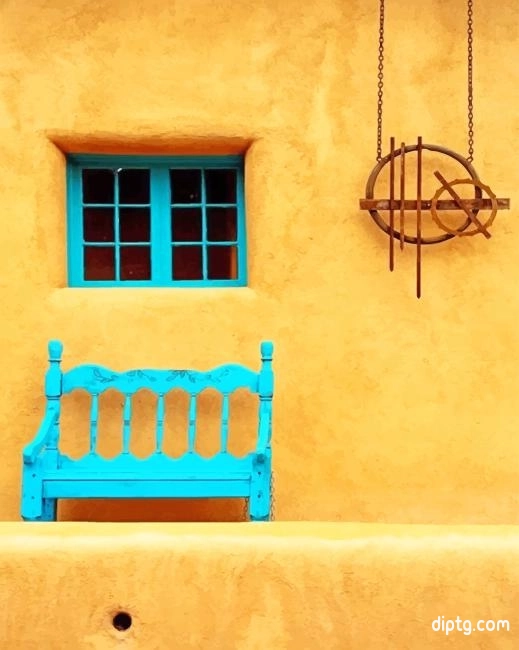 Traditional Place Santa Fe New Mexico Painting By Numbers Kits.jpg