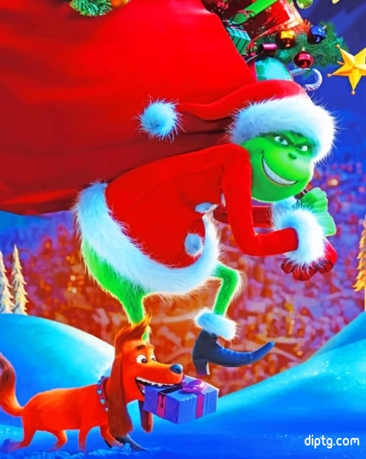 How The Grinch Stole The Christmas Painting By Numbers Kits.jpg