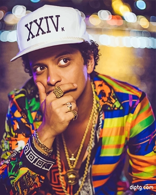 Bruno Mars Rap Style Painting By Numbers Kits.jpg