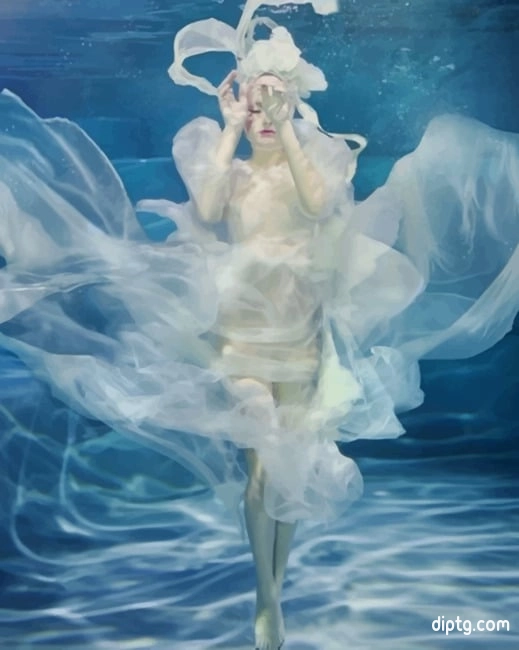 Lady Underwater Painting By Numbers Kits.jpg