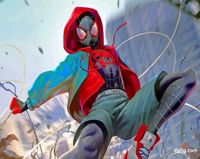 Spider Man Miles Morales Painting By Numbers Kits.jpg