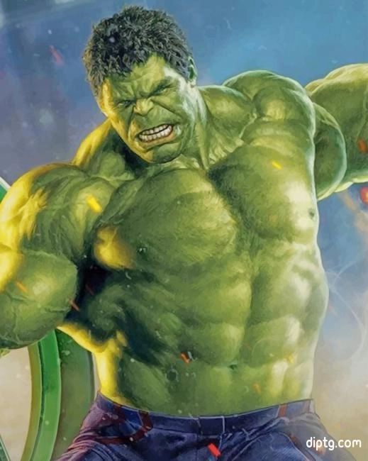 Strong Hulk Painting By Numbers Kits.jpg