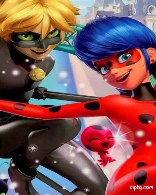 Ladybug And Cat Noir Painting By Numbers Kits.jpg