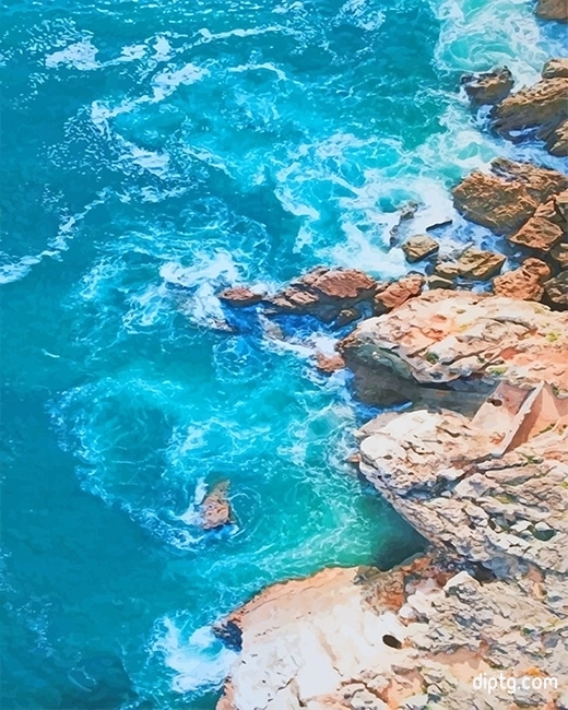 Calm Blue Ocean Painting By Numbers Kits.jpg